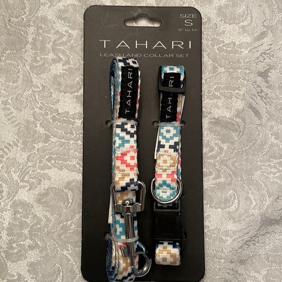 Tahari Other - Southwest style adorable leash and collar set. Size small